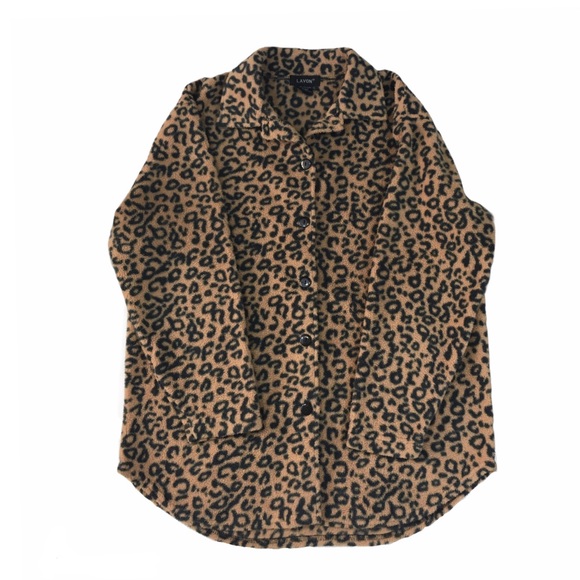 oversized leopard jacket